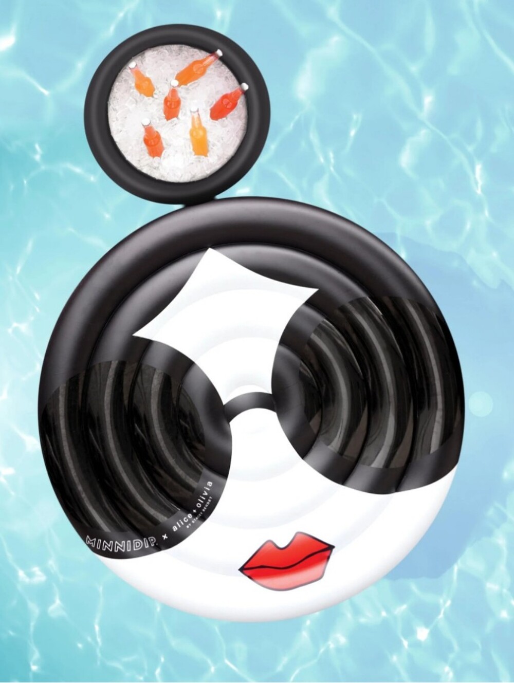 Iconic MINNIDIP x ALICE + OLIVIA Limited Ed Stace Face Round Float with Cooler